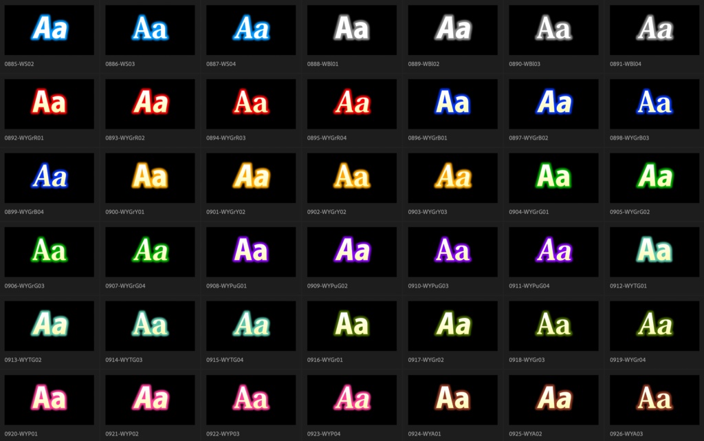 【Adobe Premiere Pro】エッセンシャルグラフィックス用テロップ 1620種類