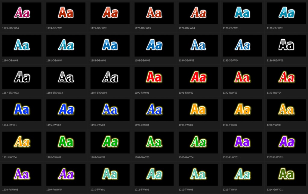 【Adobe Premiere Pro】エッセンシャルグラフィックス用テロップ 1620種類