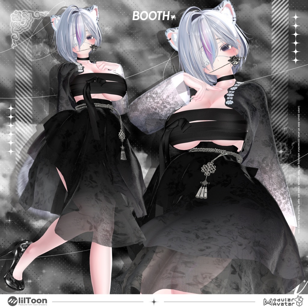 【VRChat】【Fusion Hanbok 퓨전한복】【ミルティナ/Milltina/愛莉/Airi】