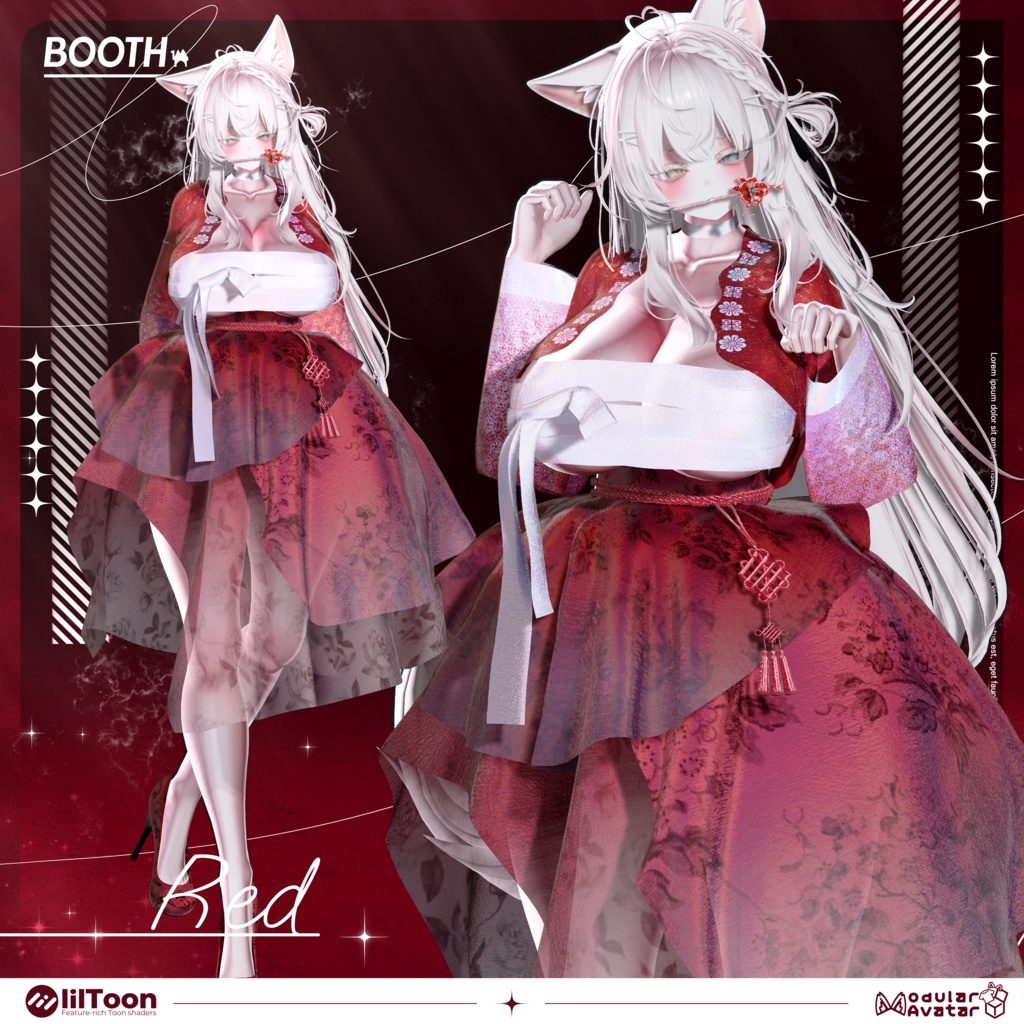 【VRChat】【Fusion Hanbok 퓨전한복】【ミルティナ/Milltina/愛莉/Airi】