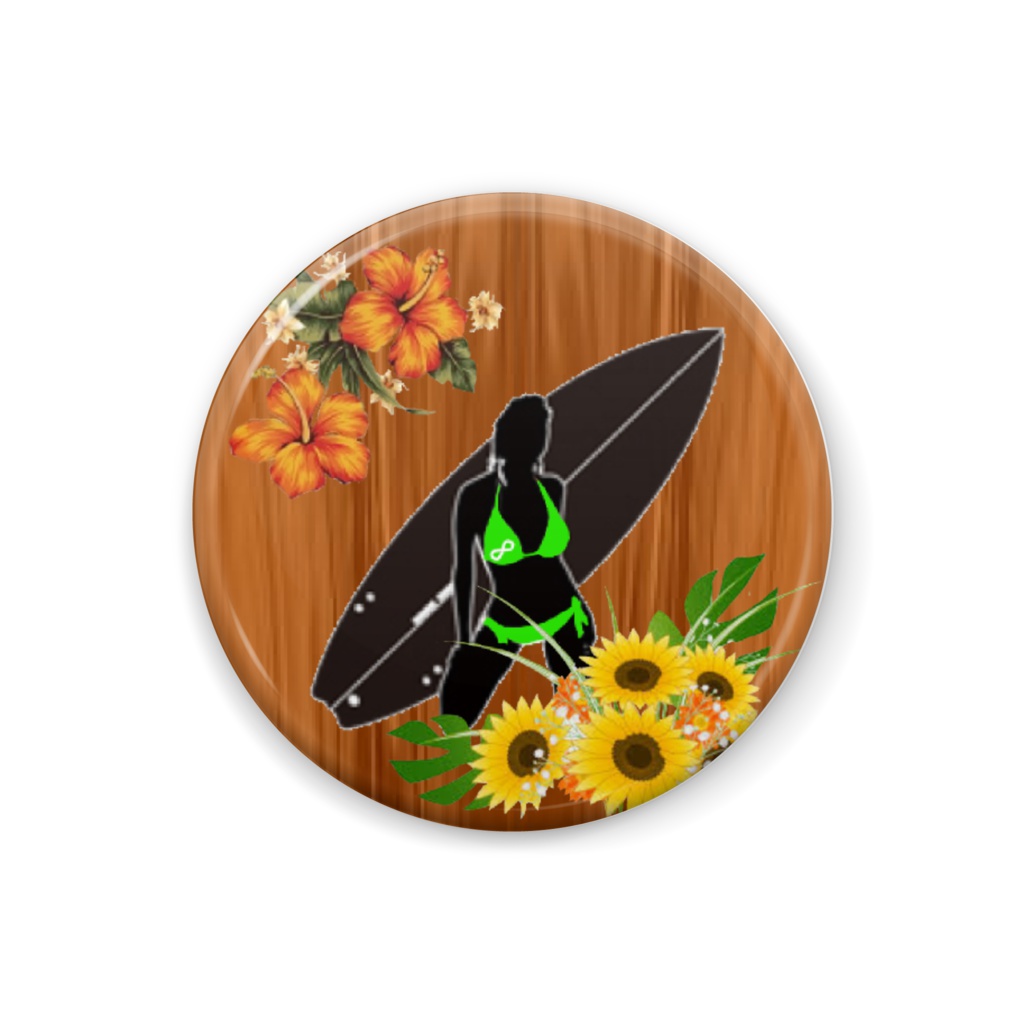 ♪罪と夏 イメージ缶バッジ(31mm)