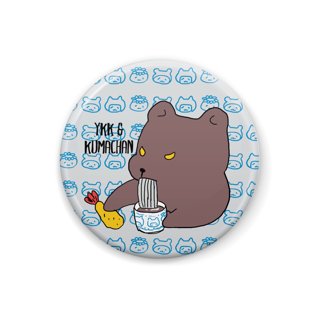 YKKくまちゃんバッジ　32mm