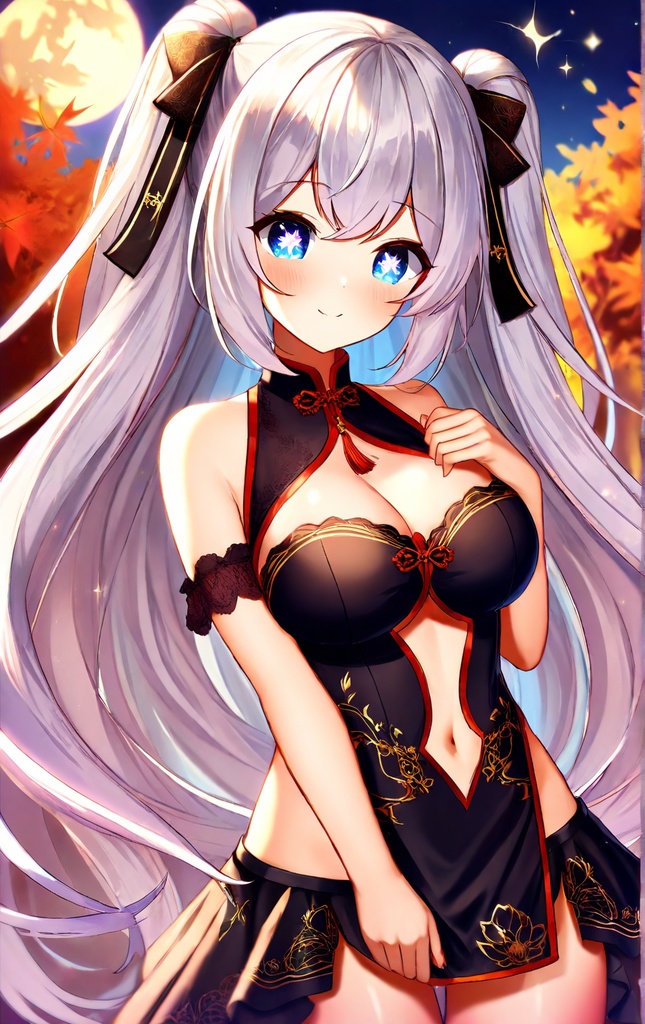 チャイナドレスの女の子