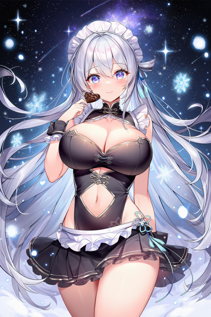 チャイナメイドの女の子