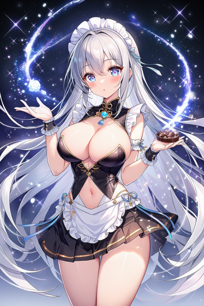 チャイナメイドの女の子