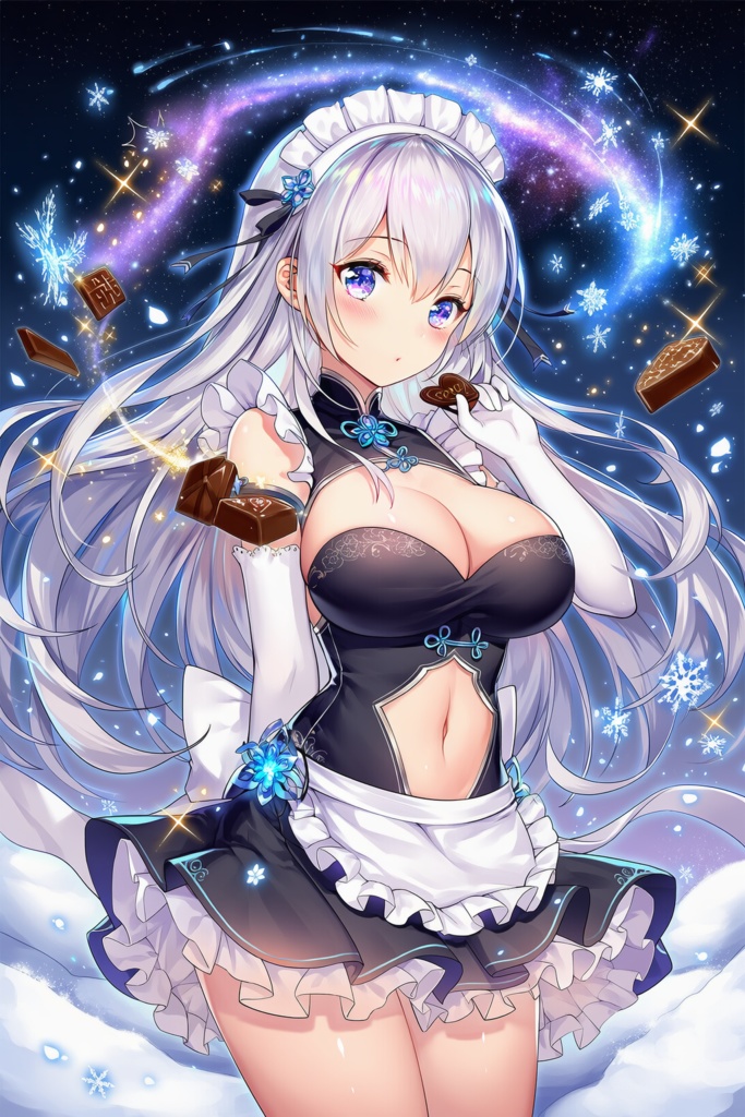 チャイナメイドの女の子