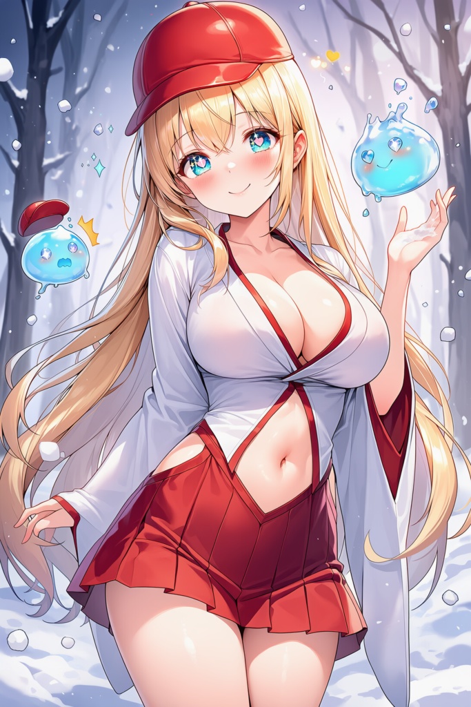 ⚾きらめき赤キャップガールNovelAI 30枚セット⚾