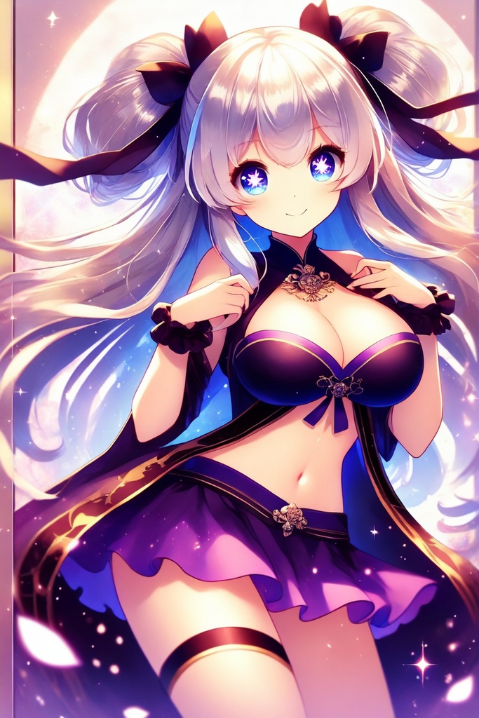 和風ドレスの美少女