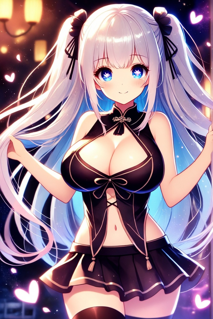 チャイナドレスの美少女