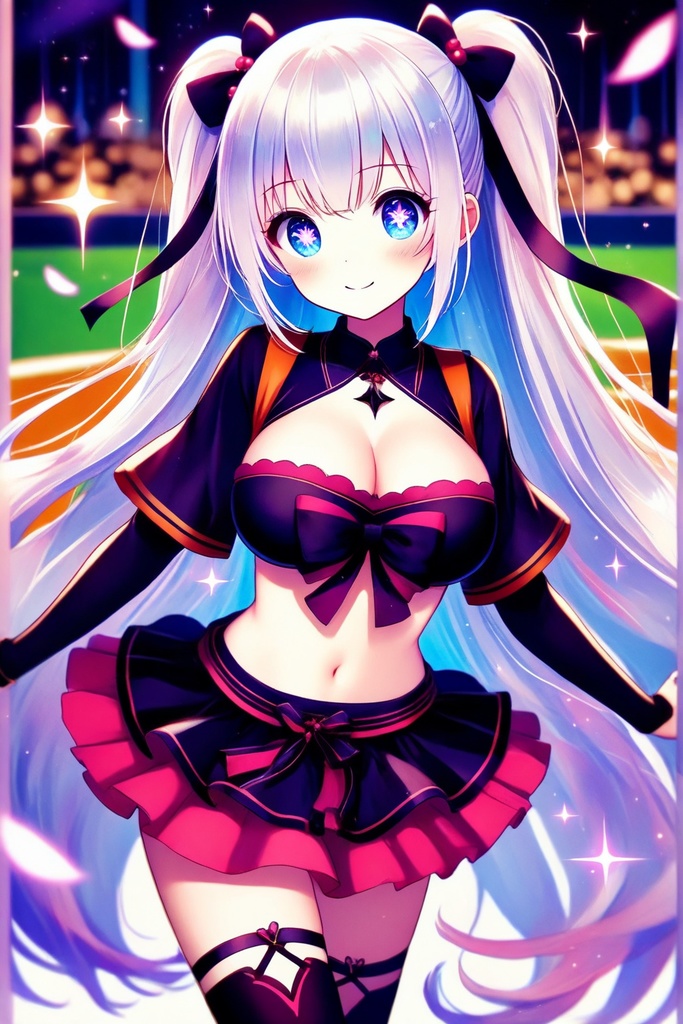 巫女風コスの美少女