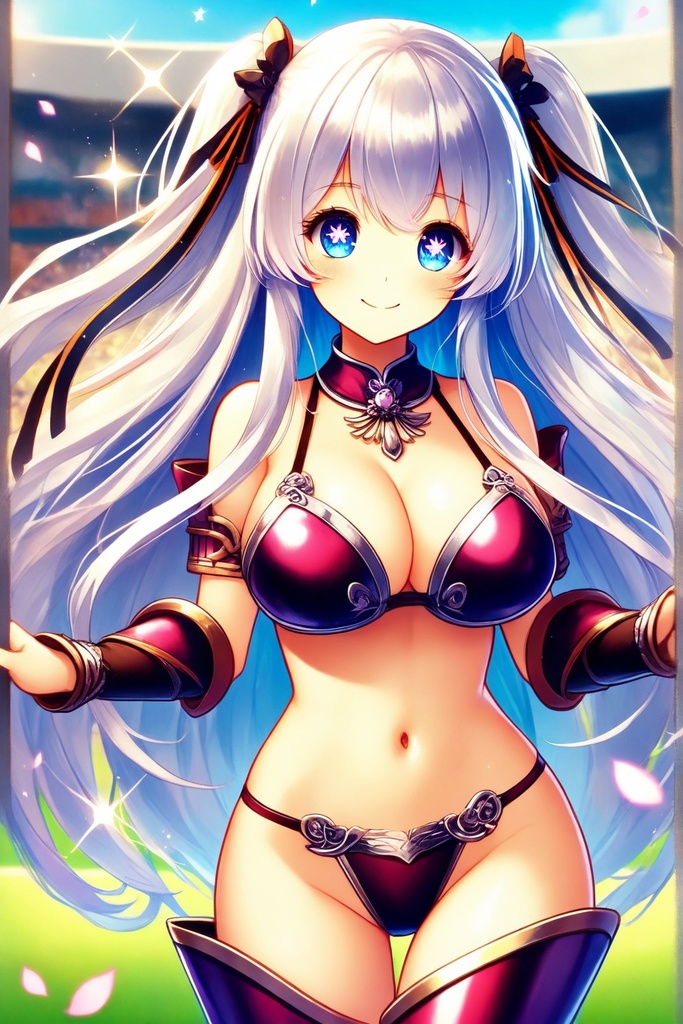 ビキニアーマーの美少女