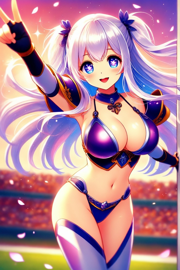 ビキニアーマーの美少女