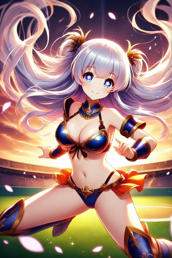 ビキニアーマーの美少女