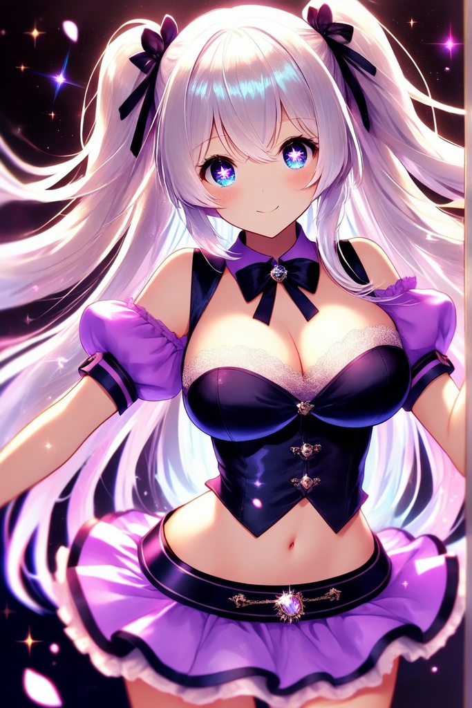 銀髪のメイドの女の子