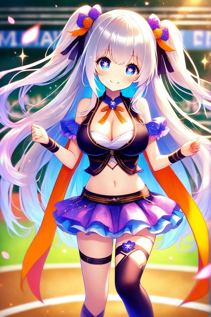 アイドル衣装の女の子