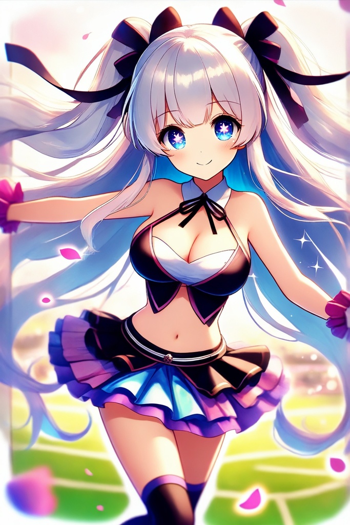 アイドル衣装の女の子