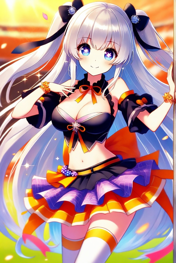 アイドル衣装の女の子