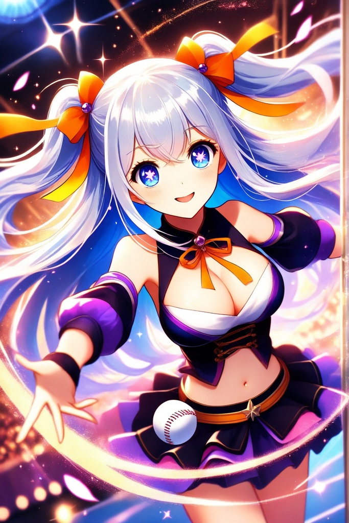 アイドル衣装の女の子