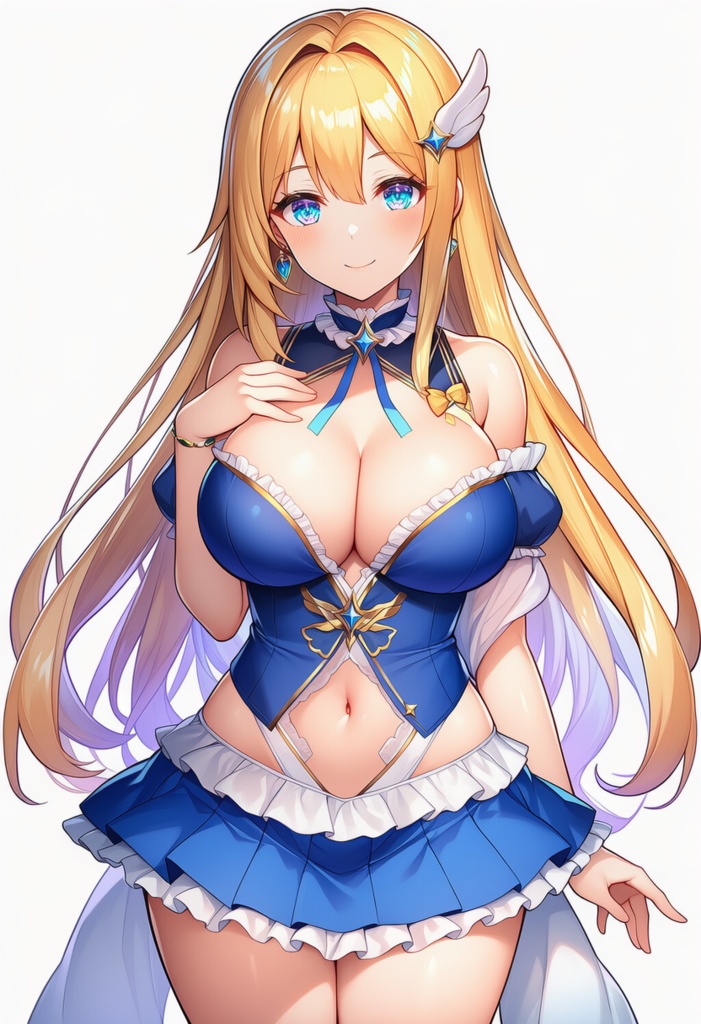 金髪和風美少女