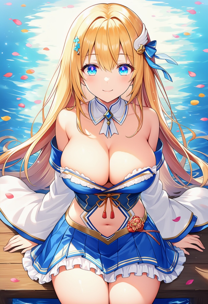 金髪和風美少女