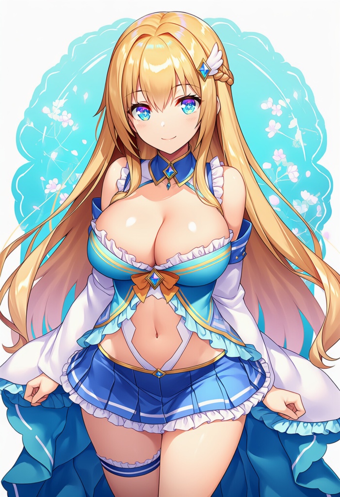 金髪和風美少女