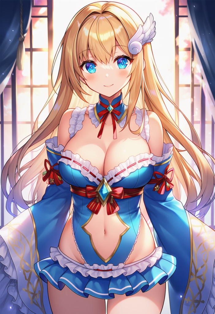 金髪和風美少女