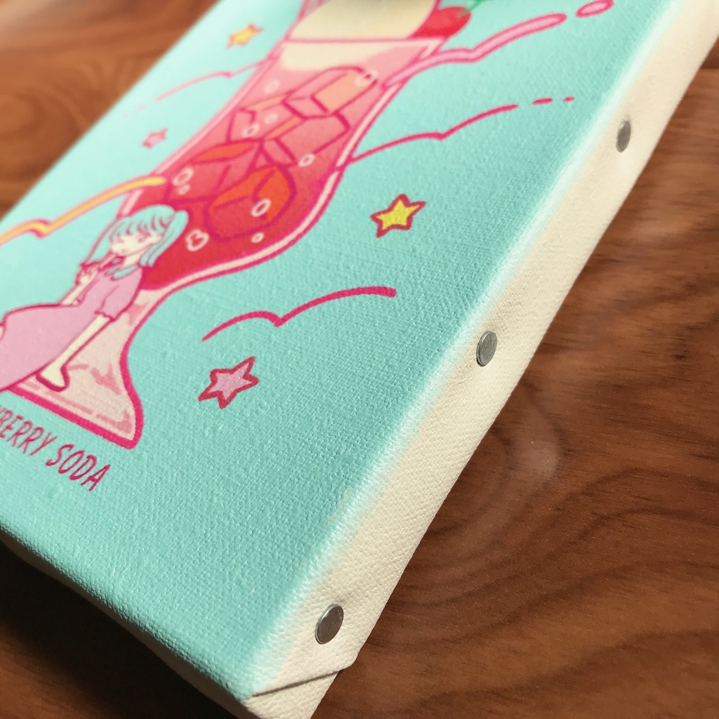 「STRAWBERRY SODA」キャンバスプリント【F0号】