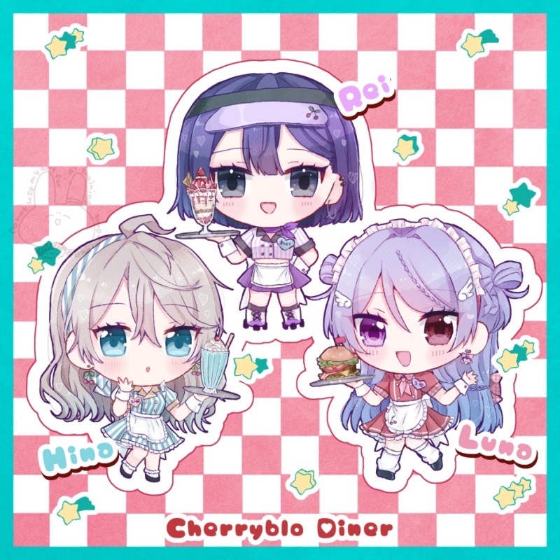 【非公式】ちぇりぶろステッカー🌸