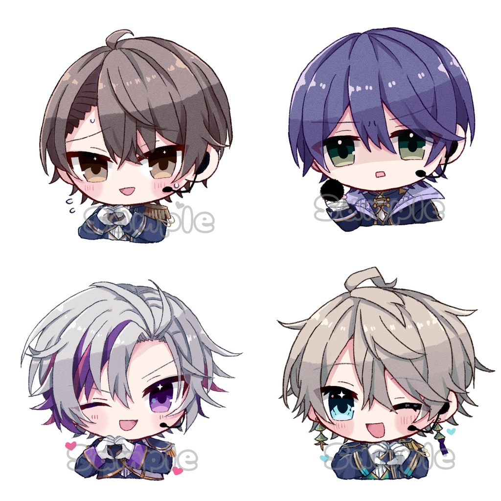 【非公式】ア●ドルろふまおステッカー