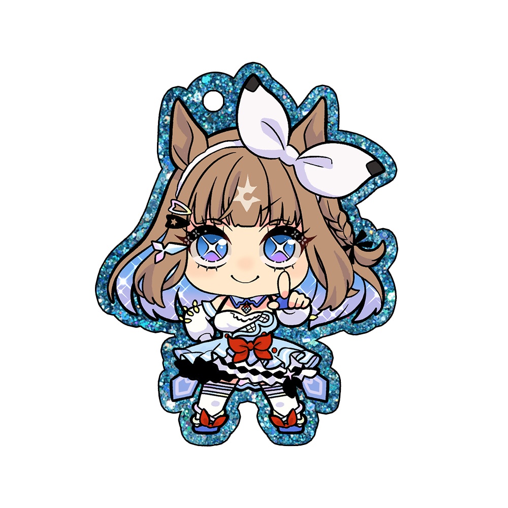 アーモンドアイ_アクリルキーホルダー