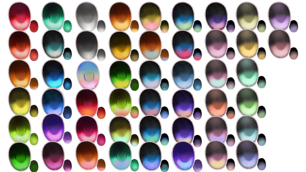 PrismJemEyes (50 colors)