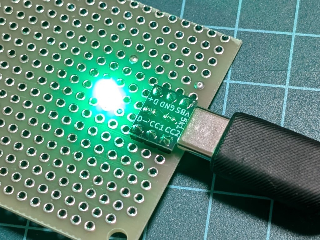 プリント基板製USB-Cコネクタ #気軽にUSBC