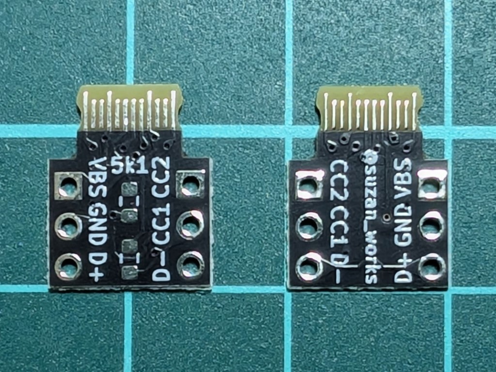 プリント基板製USB-Cコネクタ #気軽にUSBC