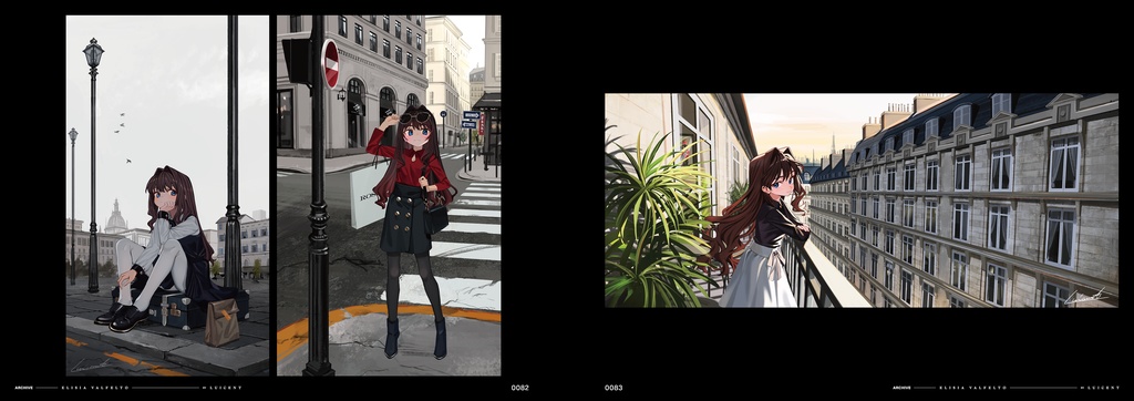 【C106】るいせんと画集 Elisia Valfelto【新刊】