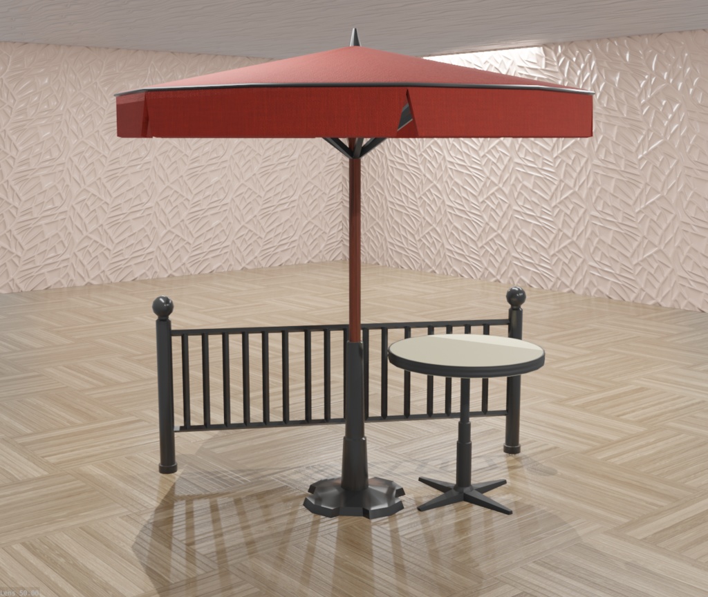Parasol & Fence Set