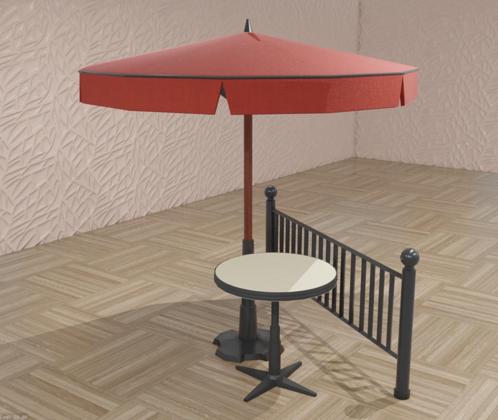 Parasol & Fence Set