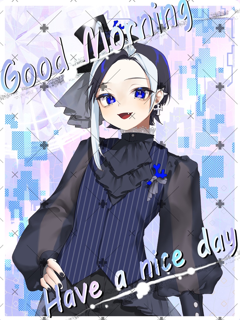 【フリー素材】おはようVtuber/Vライバー素材