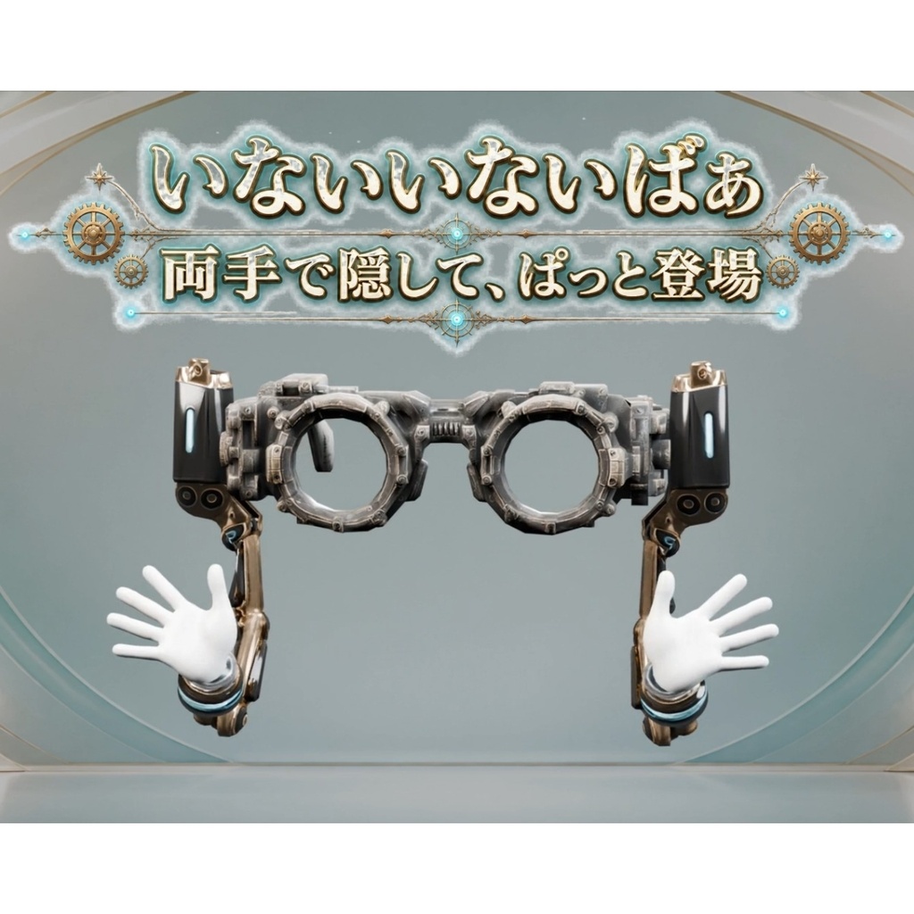 ギミックめがね - 手が生えた意思を持つめがね【5種モーション/VRChat/Modular Avatar対応】