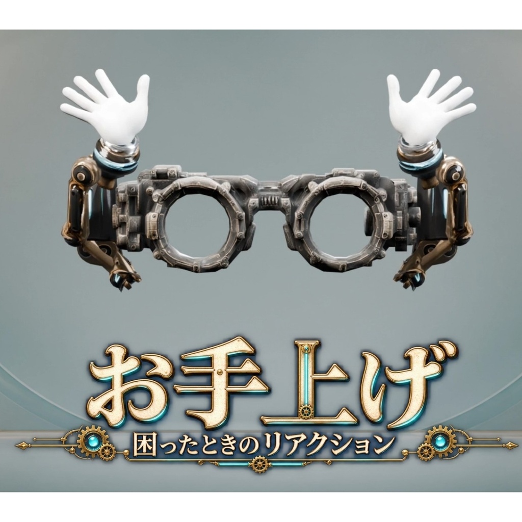 ギミックめがね - 手が生えた意思を持つめがね【5種モーション/VRChat/Modular Avatar対応】