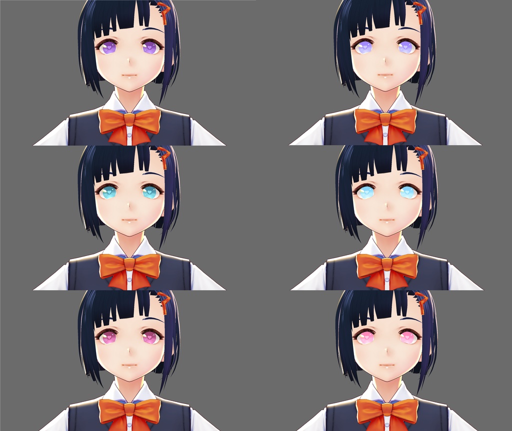 ♡ Vroid Heart Eyes Pack ~ 14 colors ♡