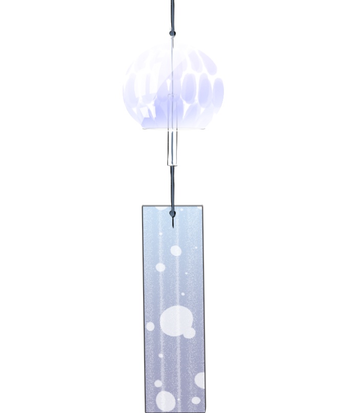 【動く】揺れる風鈴 6種類! OBSにそのままポンするだけ!