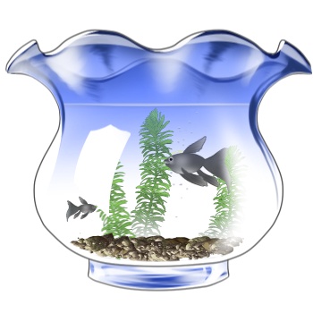 【動く】金魚鉢 7種類! OBSにそのままポンするだけ!