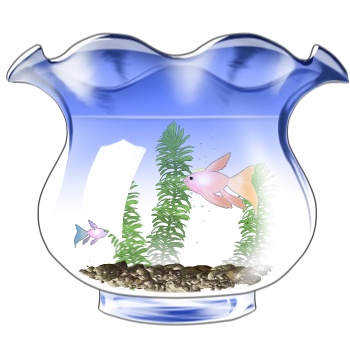 【動く】金魚鉢 7種類! OBSにそのままポンするだけ!