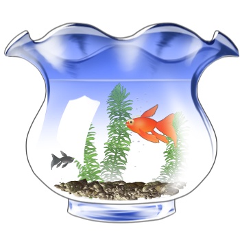 【動く】金魚鉢 7種類! OBSにそのままポンするだけ!