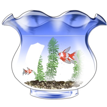 【動く】金魚鉢 7種類! OBSにそのままポンするだけ!