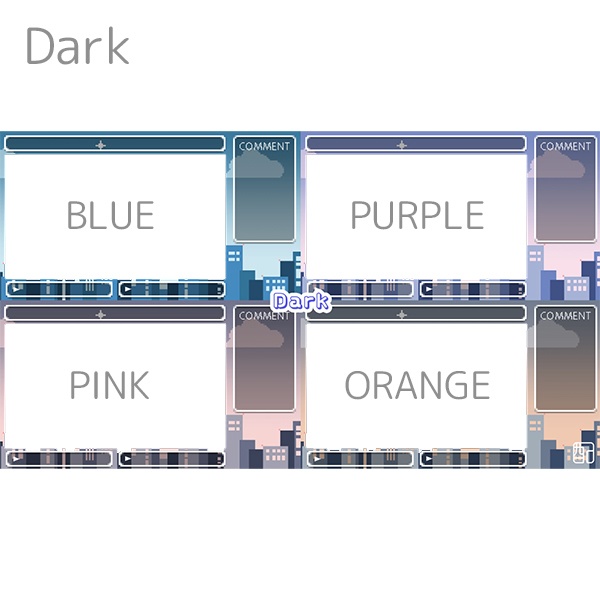 【動画オーバーレイ/動画背景】エモいドット動画4色! OBSにそのままポンするだけ!