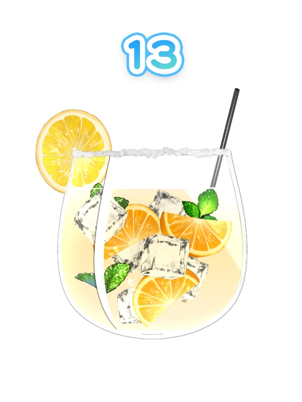 【動く!】夏のカクテル16種類<OBSにそのままポンするだけ!>