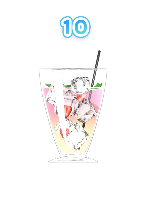 【動く!】夏のカクテル16種類<OBSにそのままポンするだけ!>