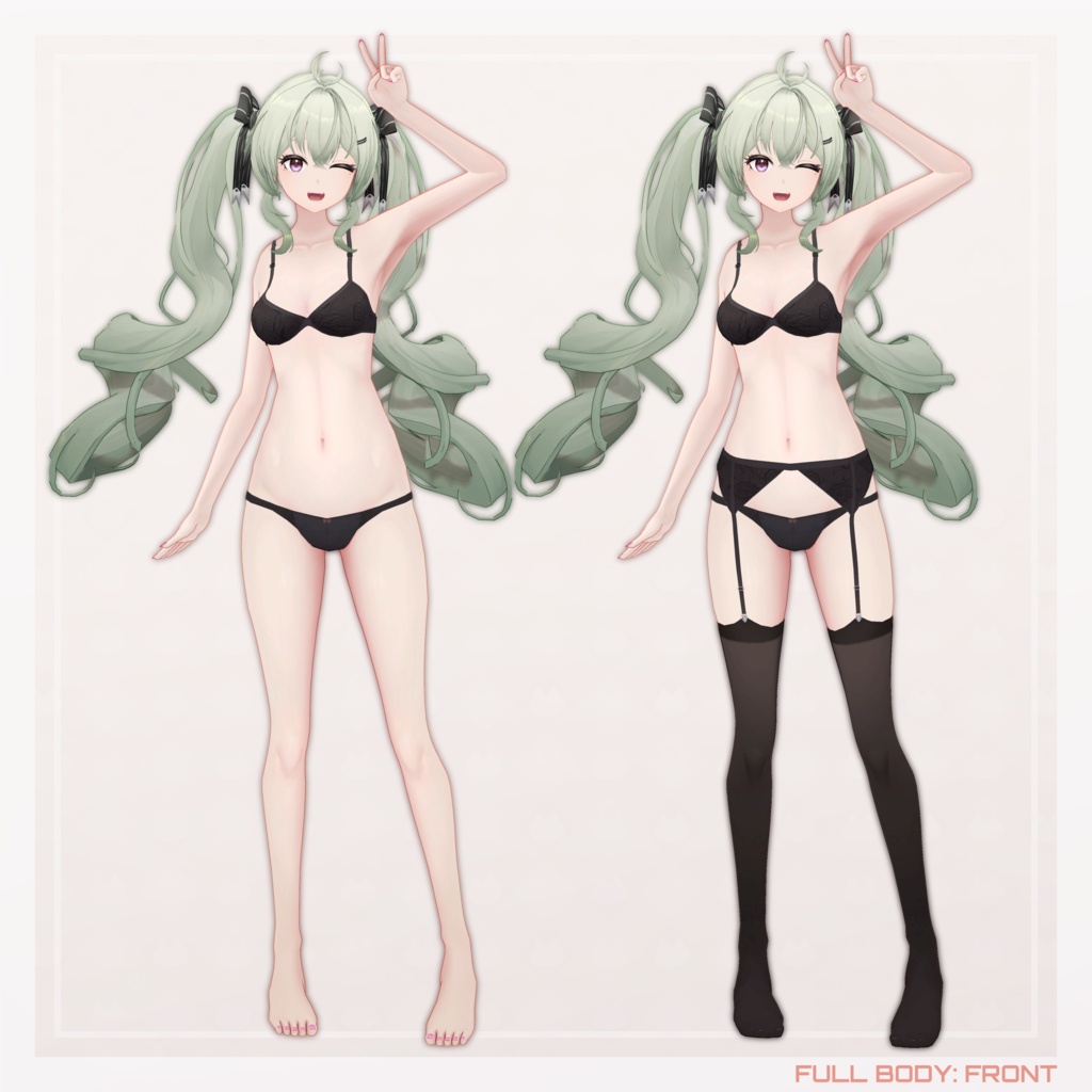 【セール!~8/9まで 3,200円】オリジナル3Dモデル「ノエラ(Noera)」