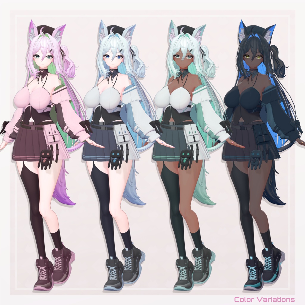 オリジナル3Dモデル「ミア(Mia)」